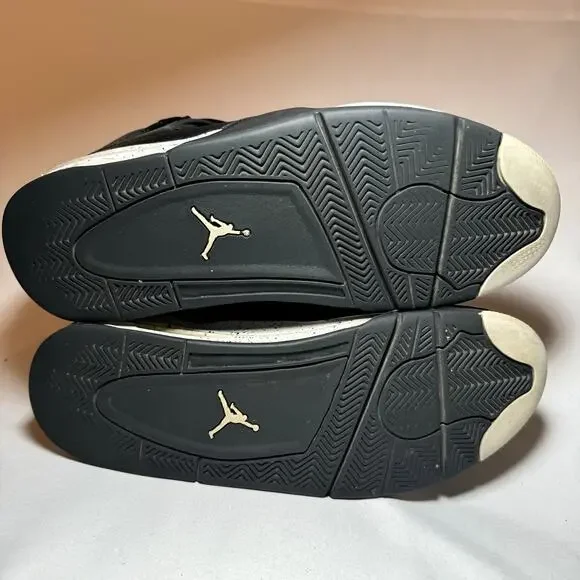 Size 12 - Nike Air Jordan 4 Retro LS Oreo 2015 Men's Shoes - Picture 6 of 8